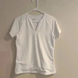 womens‎ Nike short sleeve white dri-fit golf shirt size medium
